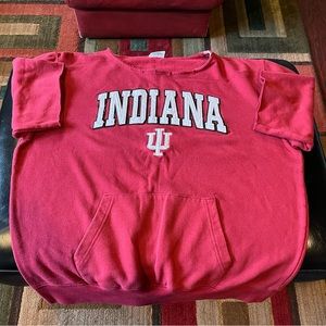 Short Sleeve Indiana Hoosiers Sweatshirt